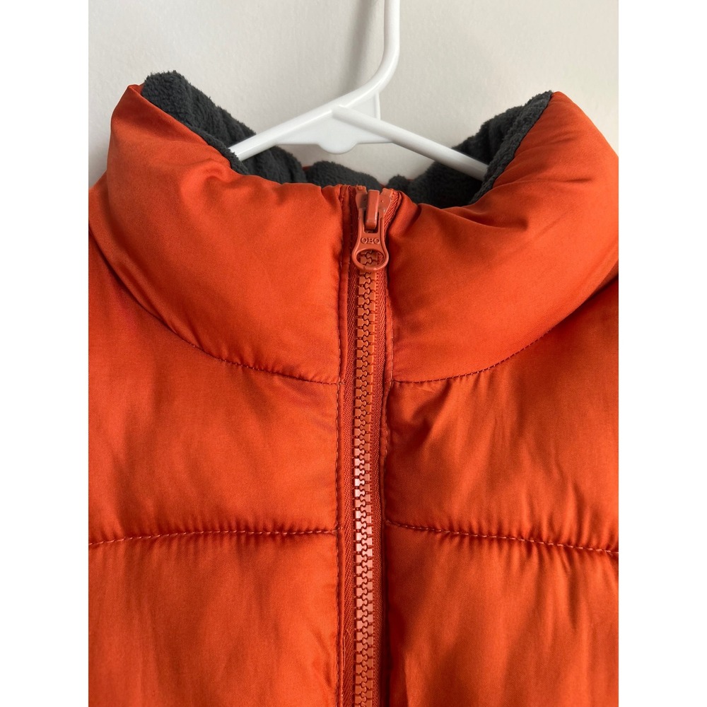 Old Navy Orange Puffer Vest Kids Medium - Picture 8 of 10